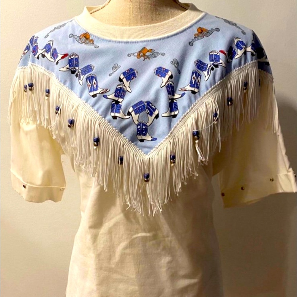 Vintage Tony ward cowboy blouse